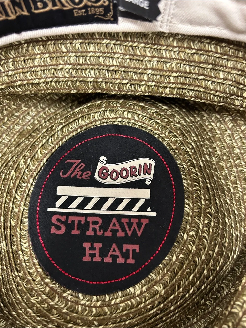 Goorin Bros Straw Hat | Large | Wide Brim Paper Straw Sun Hat | Natural Tan